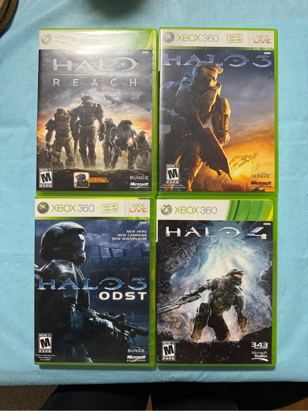 Xbox 360 Halo games
